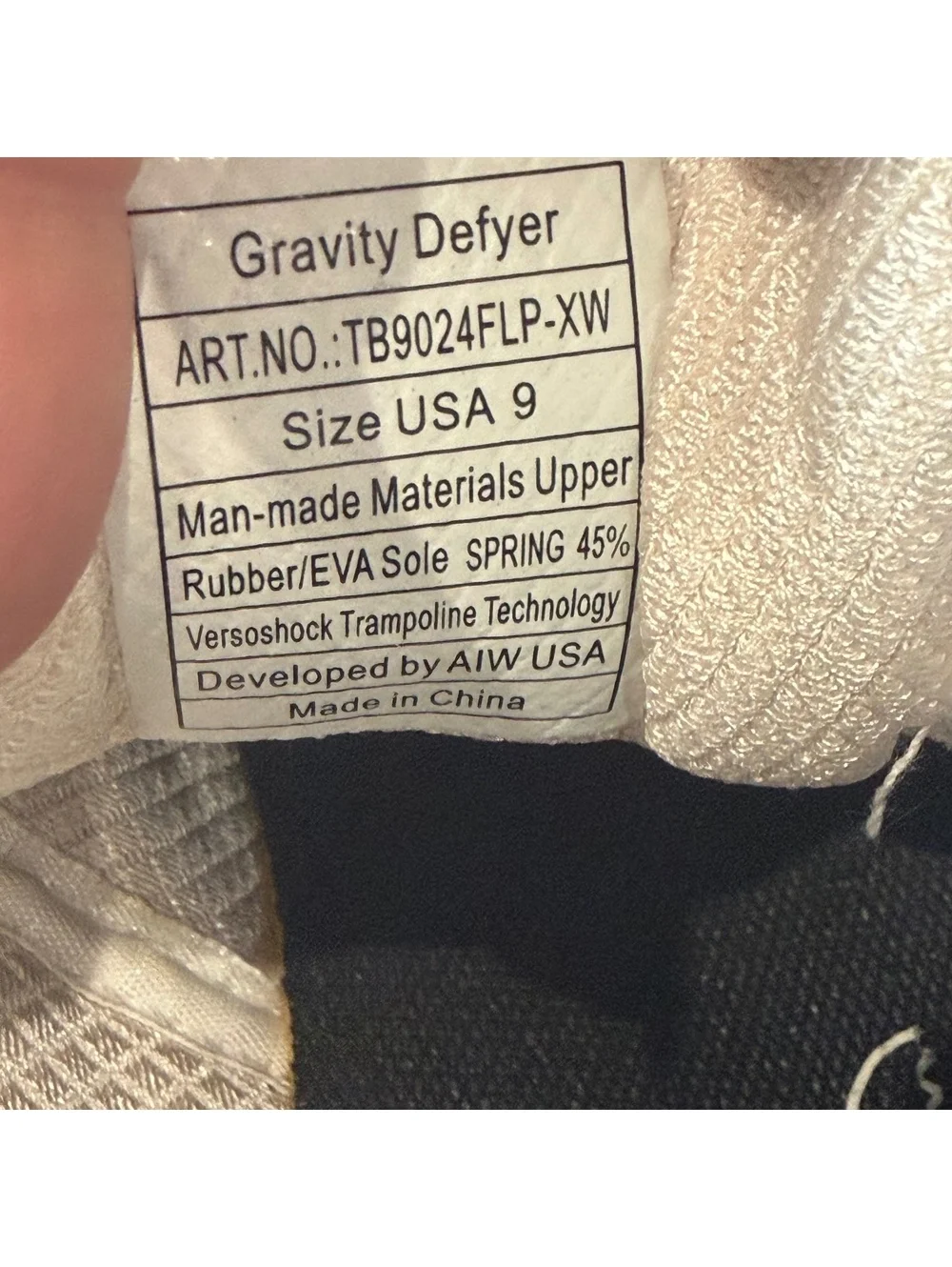 Gdefy Gravity Defyer Mighty Walk Shoes Women's 9 XW TB9024FLP-XW Black Purple